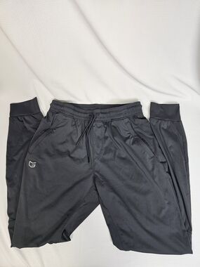 Men's Black Athletic Jogger Pants - Performance Track Pants